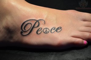 peace tattoo quote